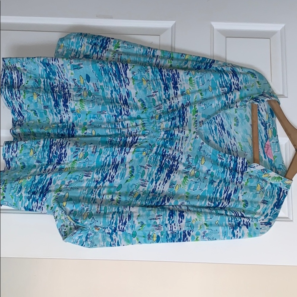 Lilly Pulitzer beach print top